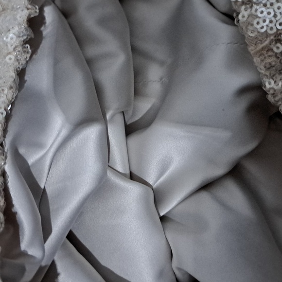 Antonio Melani x Nicola Bathie Champagne Gold Sequin Shelby Blouse - Picture 14 of 14